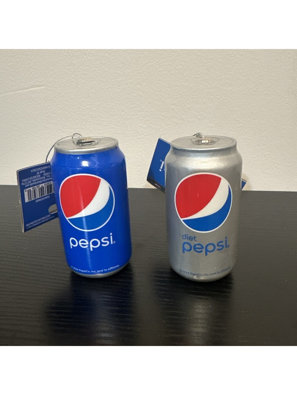 Pepsi Cola Can Ornaments 2024 Set Of 2